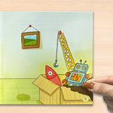 Children's independence picture book with stickers