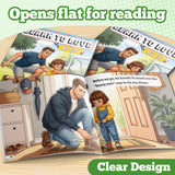 Learn to Love My Dad Picture Book for Kids product image 5 showing printed book details for screen-free reading and learning