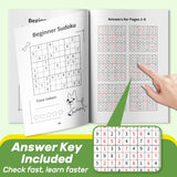 Brainy Sudoku for Kids: 4-Level Logic Books product image 8 showing printed book details for screen-free reading and learning