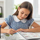 CVC Phonics Activity Workbook for Kids, Blending Words, Missing Sounds, Read and Find Practice, Early Reading, Spelling Skills, Kindergarten Literacy Learning Book
