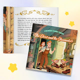 Grimm's Fairy Tales The Elves and the Shoemaker Picture Book product image 5 showing printed book details for screen-free reading and learning