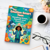 The Emotion-Smart Teen product image 9 showing printed book details for screen-free reading and learning