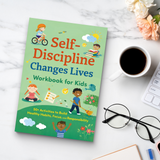 Self-Discipline Changes Lives Workbook for Kids product image 9 showing printed book details for screen-free reading and learning