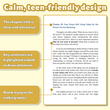 Teen Reset Plan 30 Days to Better Habits product image 6 showing printed book details for screen-free reading and learning
