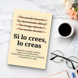 Si lo crees, lo creas: Mentalidad Positiva product image 9 showing printed book details for screen-free reading and learning
