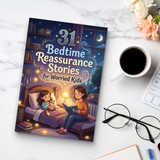 31 Bedtime Reassurance Stories for Worried Kids product image 9 showing printed book details for screen-free reading and learning