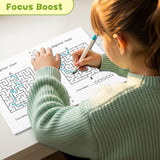 Woodland maze workbook for early brain learning