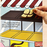 Children's shapes picture book with stickers