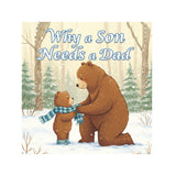 Why a Son Needs a Dad Picture Book product image 5 showing printed book details for screen-free reading and learning