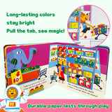 The Lion Is Here Peekaboo Board Book product image 5 showing printed book details for screen-free reading and learning