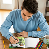 Kids Dinosaur Coloring Book product image 6 showing printed book details for screen-free reading and learning