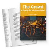 Printed adult psychology book on mass psychology and social thought