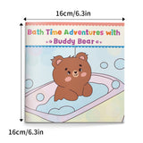Bath Time Adventures with Buddy Bear product image 6 showing printed book details for screen-free reading and learning