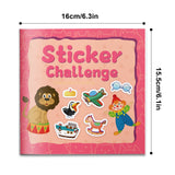 Sorting and matching sticker activity book for kids