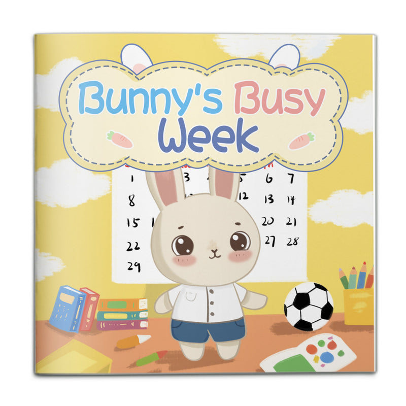 Bunny's Busy Week Early Learning Book cover