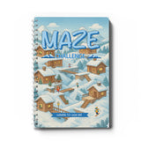 Challenge Maze Book Snow Village cover