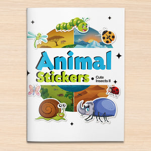 Animal Stickers Cute Insects II cover