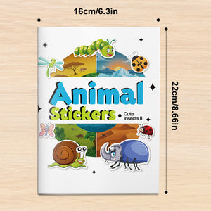 Second cute insect sticker activity book for kids with bug scenes
