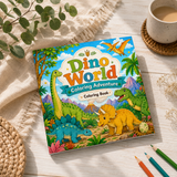 Cute Dinosaur Coloring Book, Volume 21 physical printed book product image 6, ISBN 9798904669911