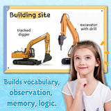 Truck Early Learning Book for Kids, Vehicle Recognition, First Vocabulary and Preschool Learning Skills