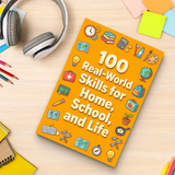 100 Real-World Skills for Home School and Life product image 10 showing printed book details for screen-free reading and learning