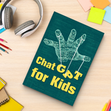 ChatGPT for Kids AI Learning Guide product image 10 showing printed book details for screen-free reading and learning