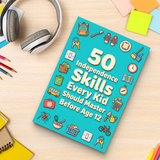 50 Independence Skills Before Age 12 product image 10 showing printed book details for screen-free reading and learning