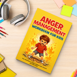 Anger Management Workbook for Kids product image 10 showing printed book details for screen-free reading and learning