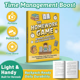 The Homework Game Study Skills Book for Teens product image 6 showing printed book details for screen-free reading and learning