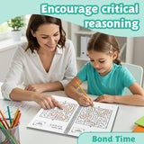 Beginner Maze Workbook for Kids, Easy Pathfinding Puzzle Book with Simple Maze Practice, Pencil Control, Focus Training, and Early Problem-Solving Activities