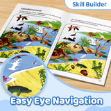 Animal Adventures Spot the Difference Book for Kids product image 6 showing printed book details for screen-free reading and learning