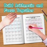 Kids workbook for sums differences and number fluency within 100