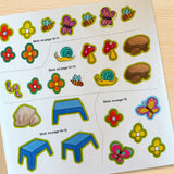 Daily Fun Stickers: I'll Wait in Line product image 6 showing printed book details for screen-free reading and learning