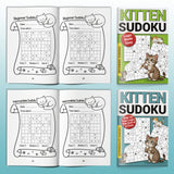Kitten Sudoku Books: Cat-Themed Logic Set product image 10 showing printed book details for screen-free reading and learning
