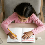 Prewriting Tracing Workbook for Preschool Kids product image 6 showing printed book details for screen-free reading and learning