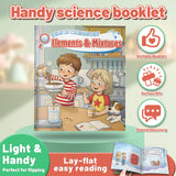 This Is Chemistry Elements and Mixtures Book for Kids product image 6 showing printed book details for screen-free reading and learning