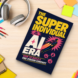 Study desk flat-lay with The Super Individual Era paperback