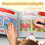 Children's Find the Difference Activity Book product image 6 showing printed book details for screen-free reading and learning