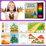 Fingerprint Activities: Plants and Nature with Ink Pad product image 6 showing printed book details for screen-free reading and learning