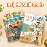 101 Essential Skills Every Modern Kid Need + Life Skills for Kids Cooking Cleaning And: 2-Book Set bundle detail image, image 5, bundle ISBN 9798900669618