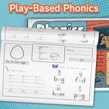 Phonics ABC Workbook: Letter C product image 6 showing printed book details for screen-free reading and learning
