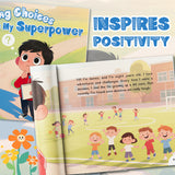 Choice Is My Superpower Decision-Making Picture Book for Kids product image 5 showing printed book details for screen-free reading and learning