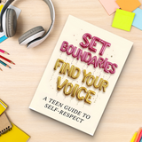 Set Boundaries, Find Your Voice: Teen Self-Respect Guide product image 10 showing printed book details for screen-free reading and learning