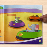 Daily Fun Stickers: At the Playground Picture Book product image 6 showing printed book details for screen-free reading and learning