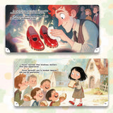 Interior spreads from Andersen English-Spanish fairy tale picture books