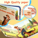 High-quality paper detail from The Farmer and His Dog book