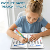 Pencil Control Workbook: Pre-Writing Skills Practice product image 6 showing printed book details for screen-free reading and learning
