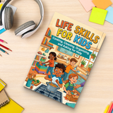 Life Skills for Kids Cooking Cleaning and Asking for Help product image 10 showing printed book details for screen-free reading and learning