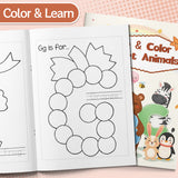 Trace & Color Alphabet Animals product image 6 showing printed book details for screen-free reading and learning
