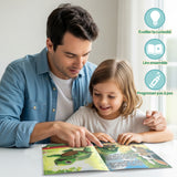 Ages 4-8 French-English story reader for screen-free fable time